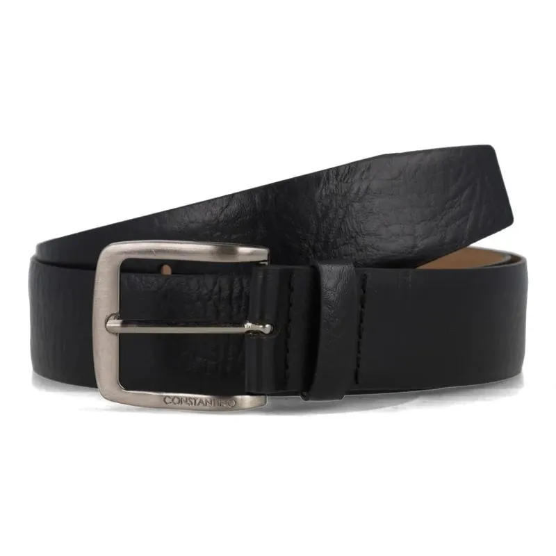 Cinto Constantino Masculino Couro Texturizado Preto 100