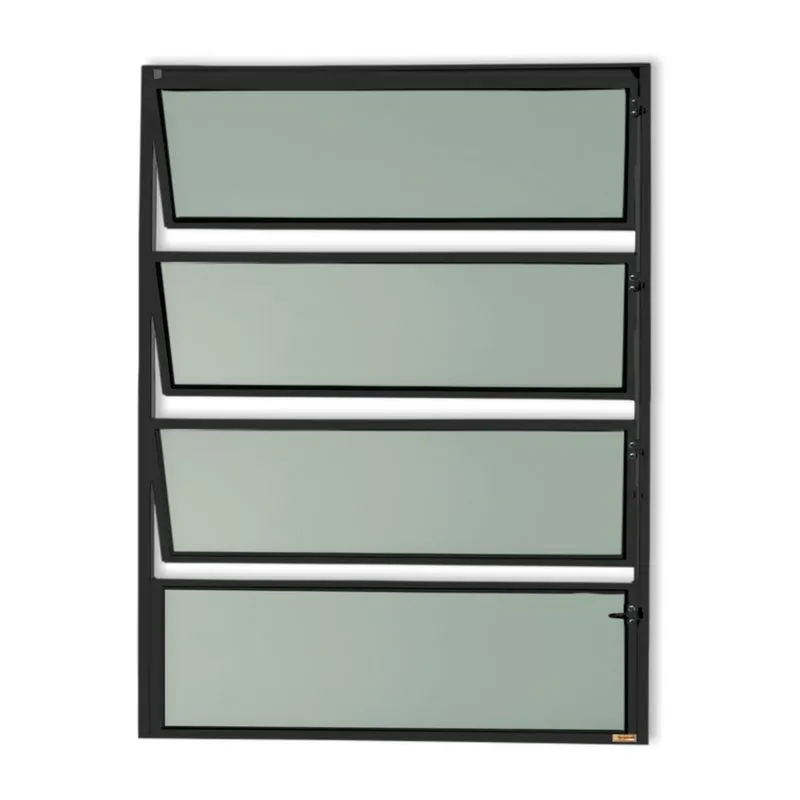 Basculante Alumínio 80 X 80 Master V.Boreal Preto Brimak