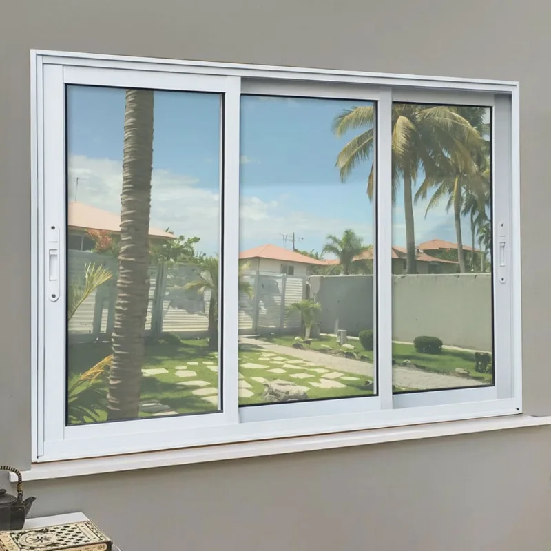 Janela Elite 3 Folhas Moveis Sequenciais 120 X 240 Vidro Liso