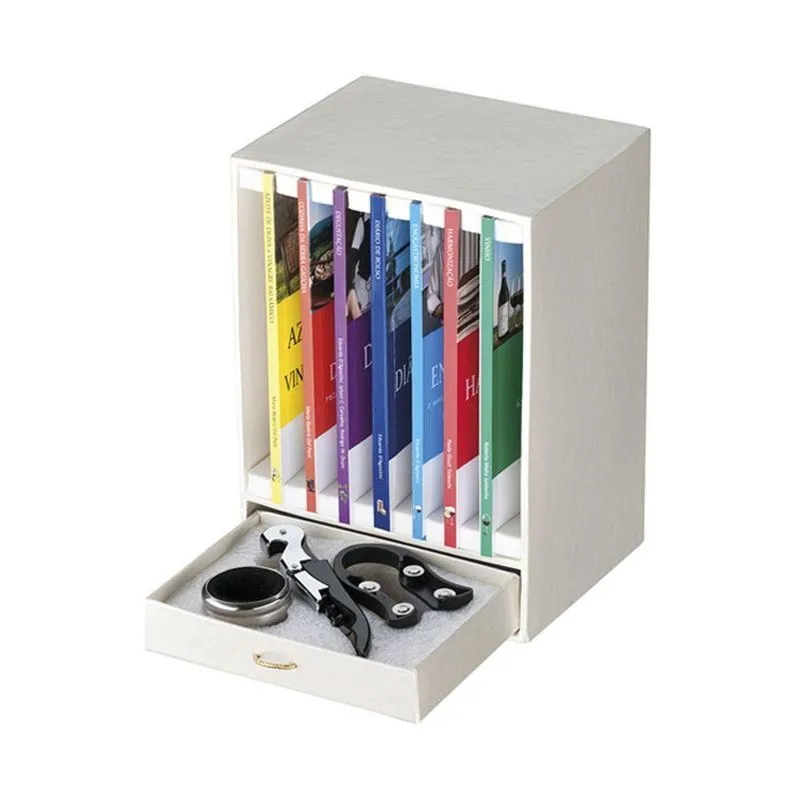 Conjunto Enólogo Coleção 7 Livros Com Acessórios Vinho Top