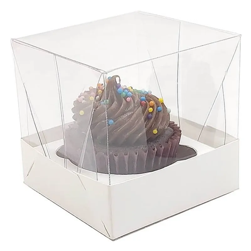 Caixa para 1 Cupcake Pequeno (6x6x6 cm) KIT1 10unid
