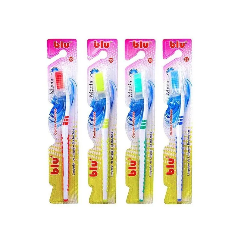 Escova Dental Blu ( Macia) Bl-6689 12 Unid