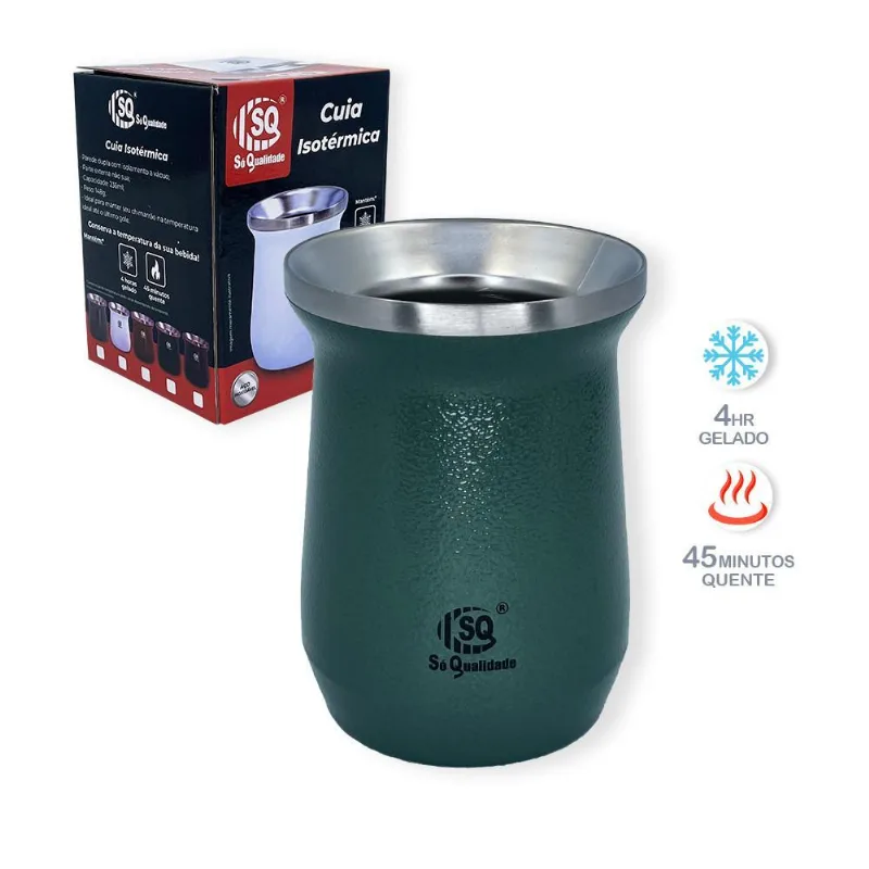 Cuia Térmica Verde Classic Mate 230ml