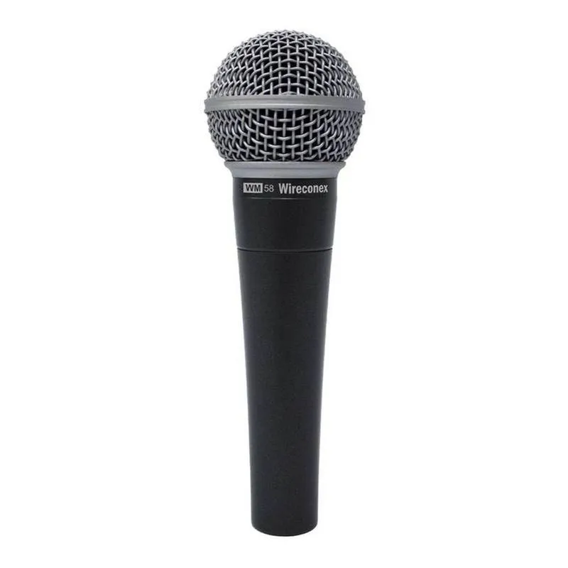 Microfone Dinamico Wm58 Wireconex