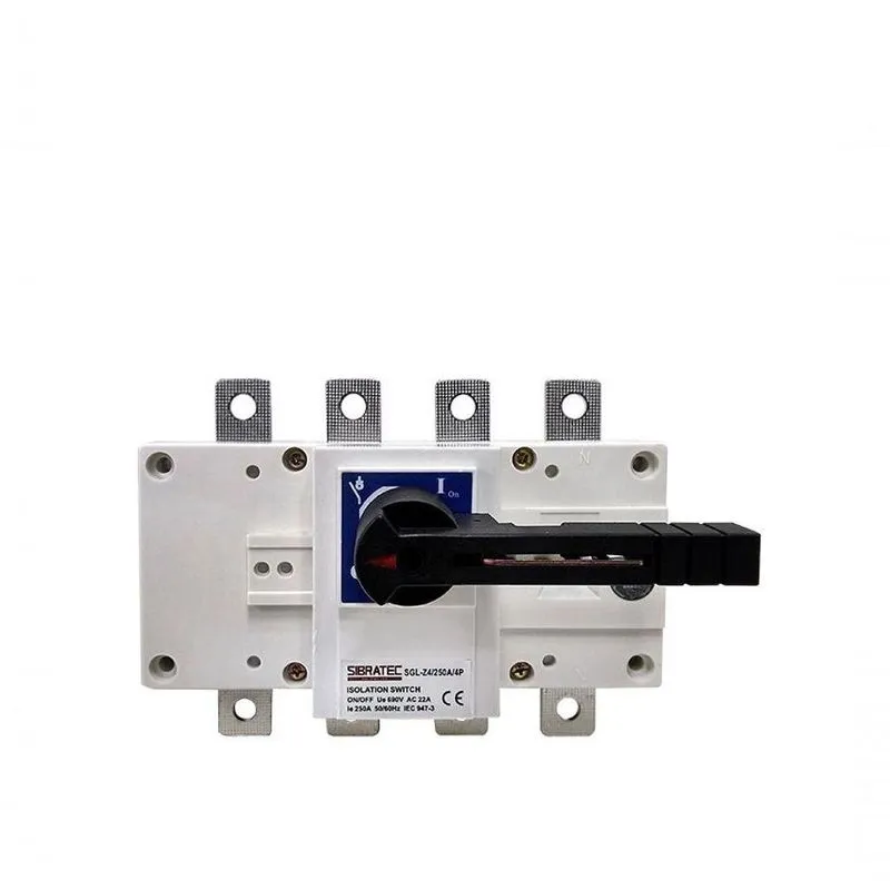 Chave Seccionadora Rotativa Sgl-z-4p | 2 Posições | Tetrapolar 250a