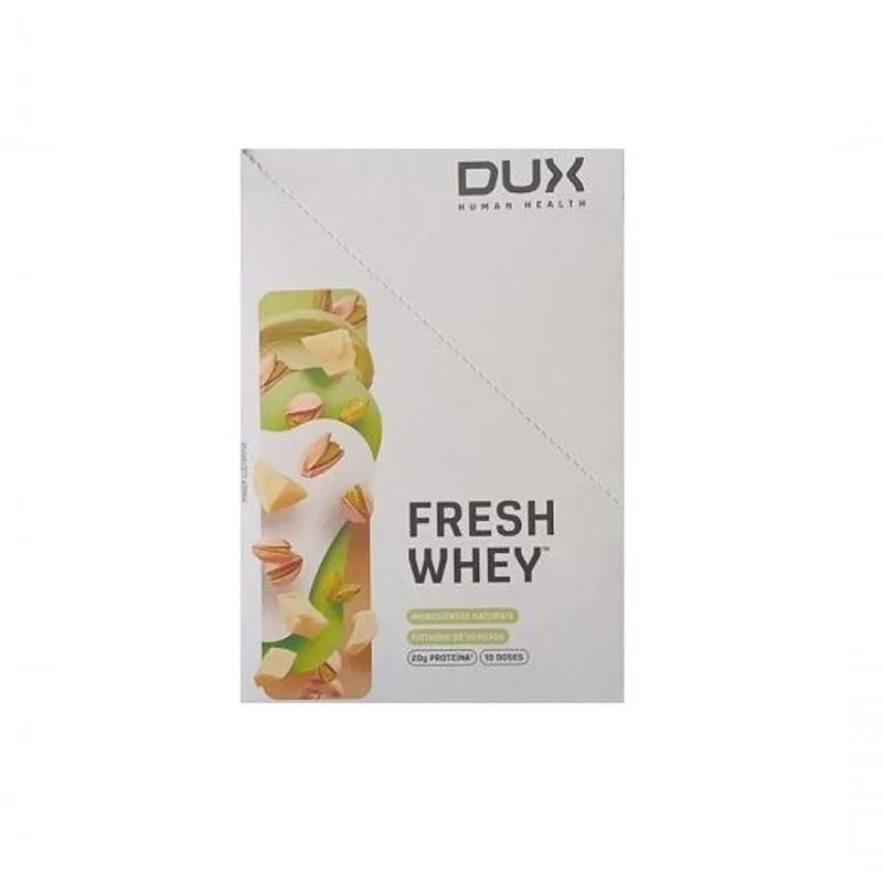 Fresh Whey Display 290g 10 Sachês De 29g Sabor Pistache Com Chocolate Branco 300g