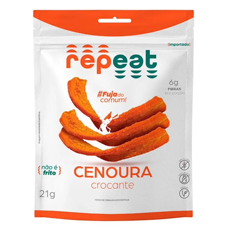 Chips REPEAT Cenoura 21g