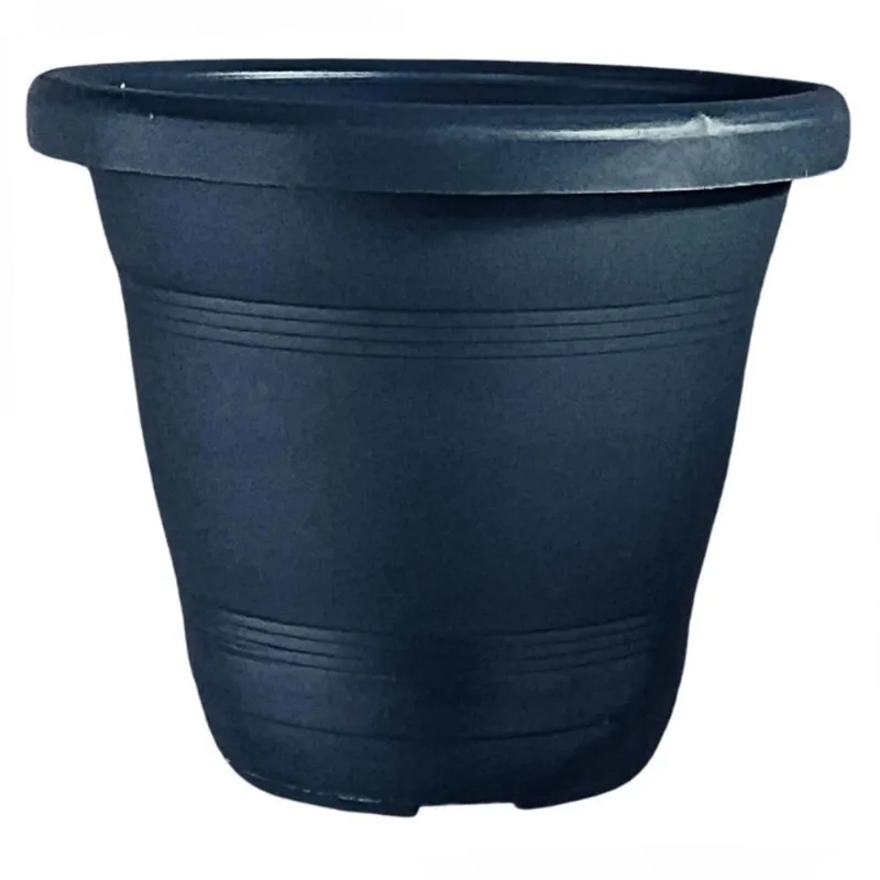 Vaso Milano Sem Prato (G-35X30) Preto Riqueplás