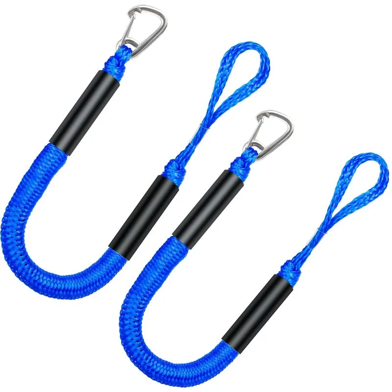 Pacote Duplo Bungee Dock Line De 3 Pés/90 Cm - Várias Embarcações