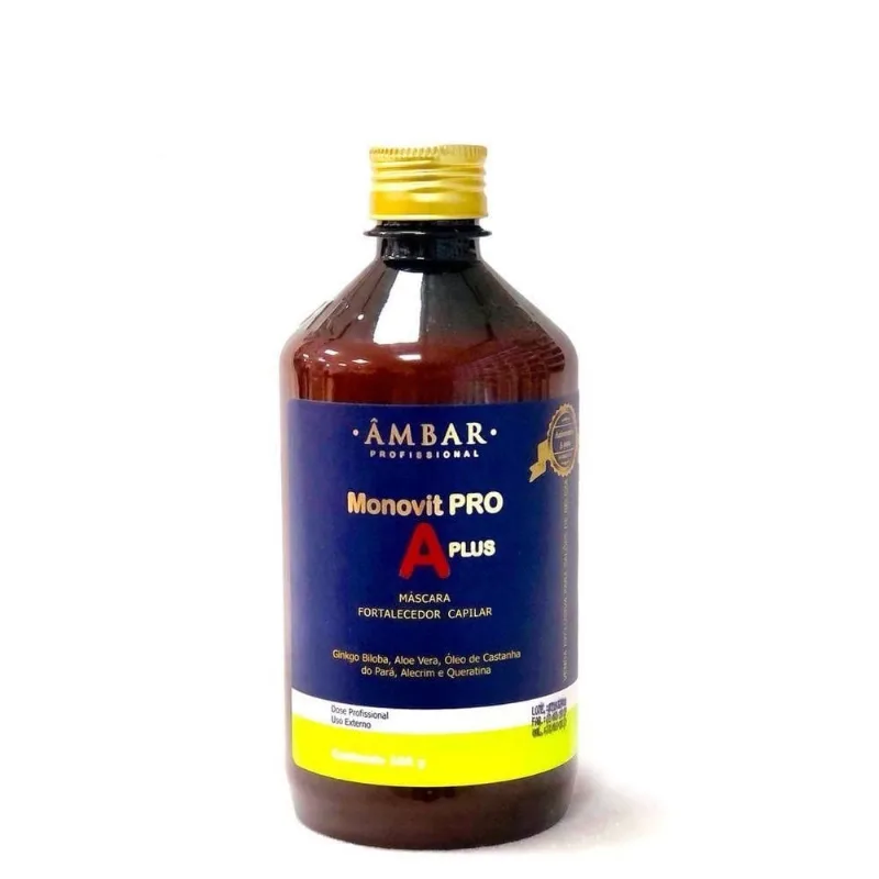 Máscara de Tratamento Âmbar 500 ml Máscara de Tratamento Âmbar Máscara 500 ml