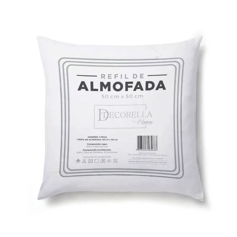 Refil de Almofada 50cm x 50cm