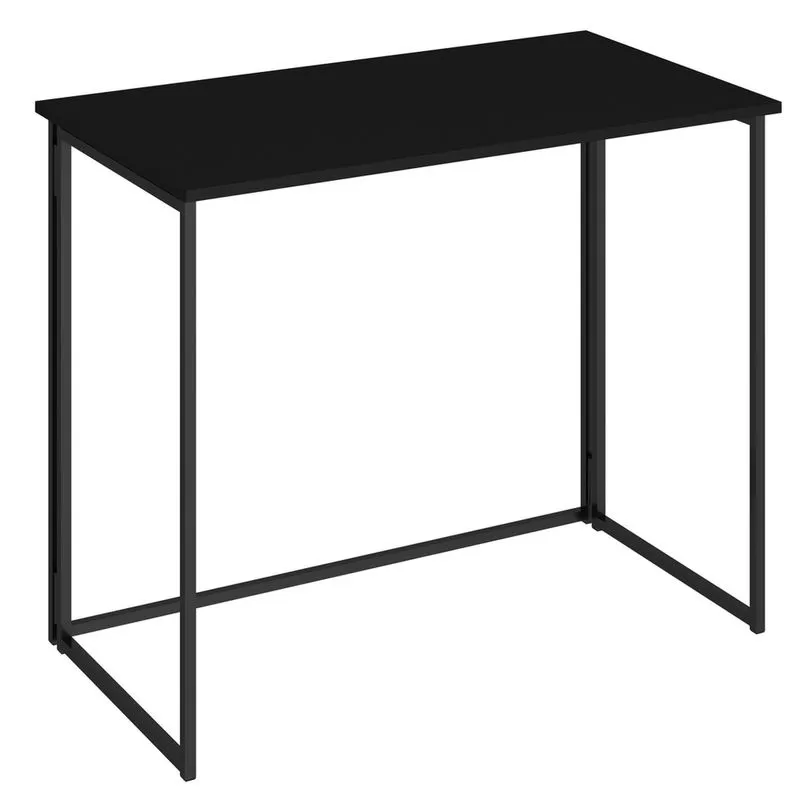 Mesa Dobrável Mobile 0,90 X 0,50 WebOffice - Preta / Preta
