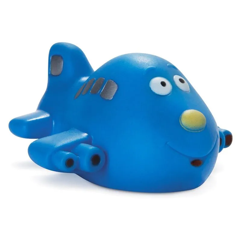 Brinquedo Aviãozinho Soft Para Bebês, Mordedor Banho, Macio
