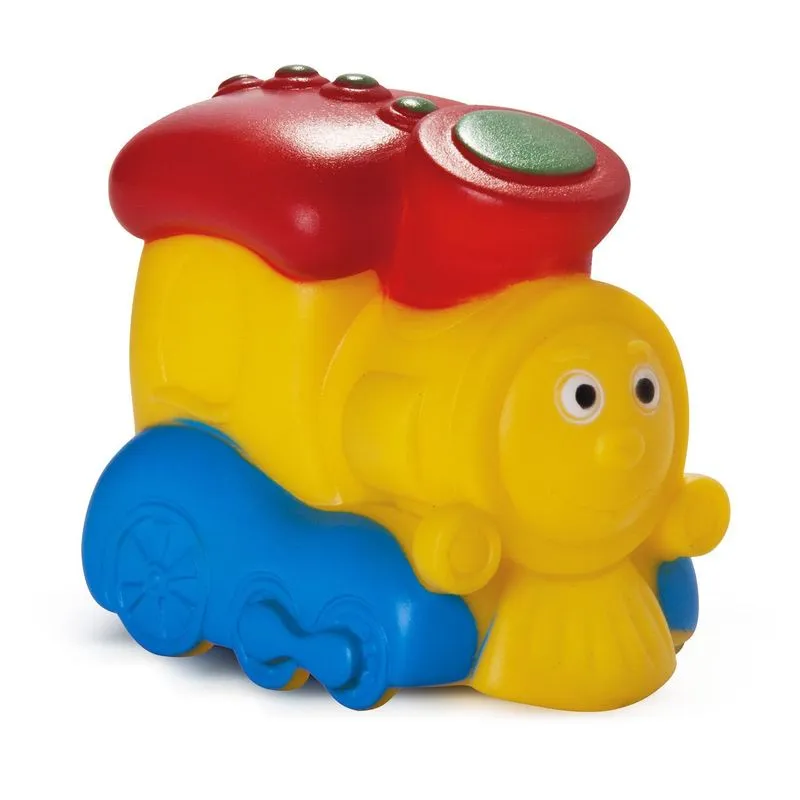 Brinquedo Trenzinho Soft Para Bebês, Mordedor Banho Macio
