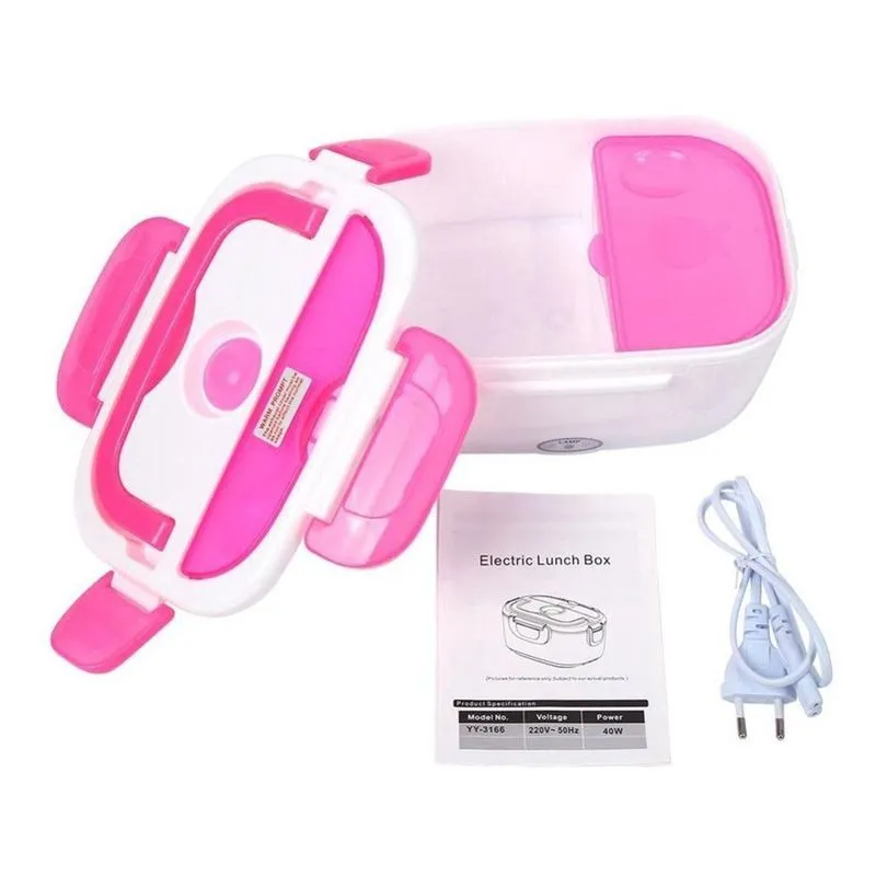 Marmita Elétrica Termica Com Divisorias Lunchbox 110V.