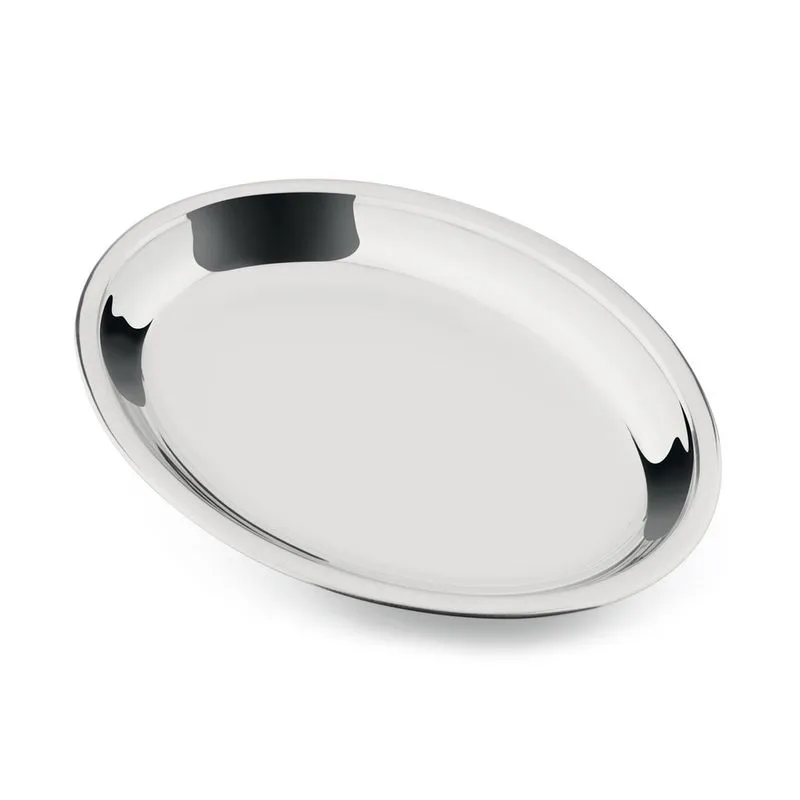 Travessa Luxo Oval Funda De Aço Inox 35 Cm James. F Saladas