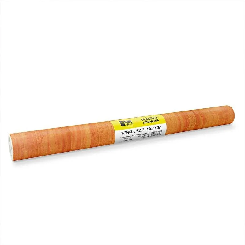 Plástico autoadesivo wengue 45cmx2m 5117 Stick Fix pt 1 rl