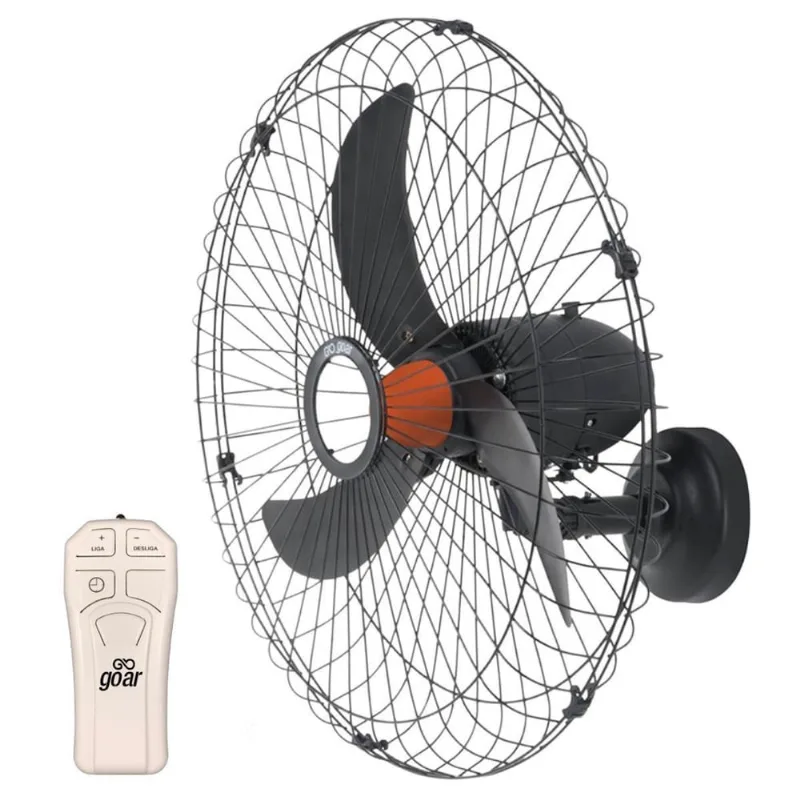 Ventilador De Parede Oscilante 70Cm C/Controle Remoto Bivolt