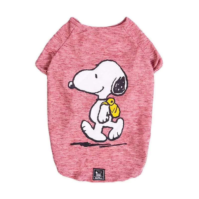 Camiseta Zooz Pets Snoopy Back Pack Hike para Cães - Tamanho P