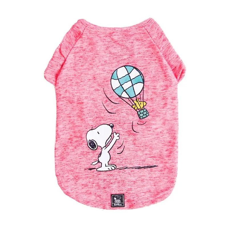 Camiseta Zooz Pets Snoopy Wood Balloon para Cães - Tamanho P