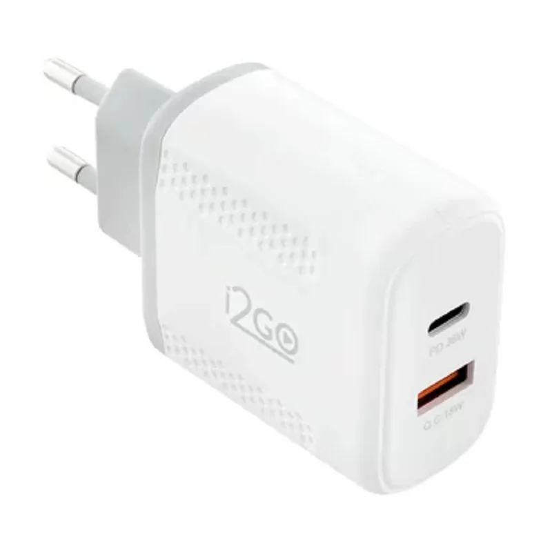 Carregador I2GO 36W Cabo USB C+18W USB A