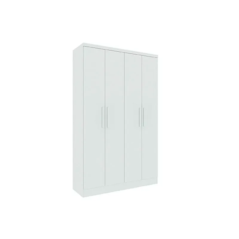 Roupeiro Tcil Amsterdam 4 Portas E 2 Gavetas Branco