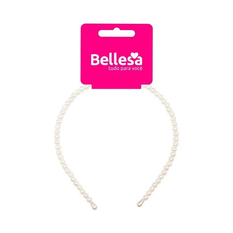 Tiara de Cabelo Bellesa Acrílico Médio