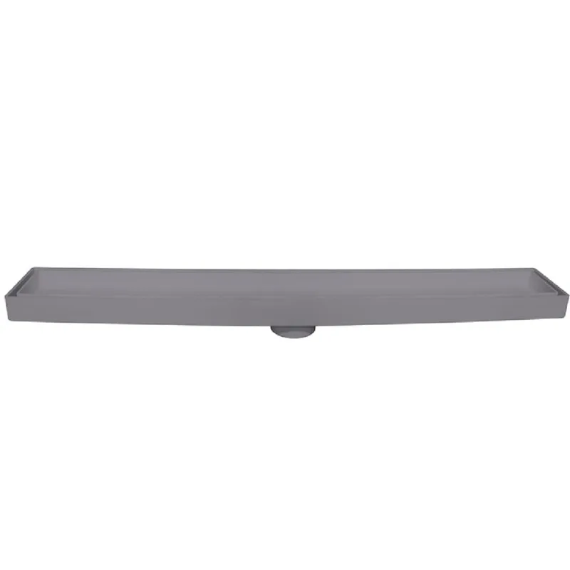 Ralo Invisível Linear com 5x70cm Cinza - 1713 - estrela