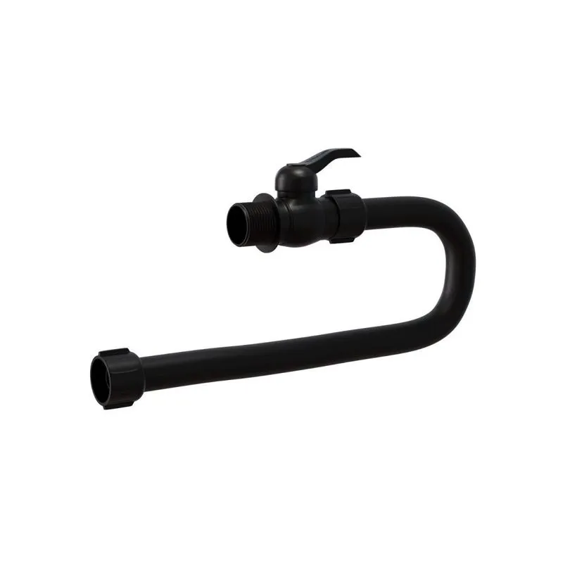 Engate Flexível Com Registro Pvc 1/2'' X 40cm Preto Estrela