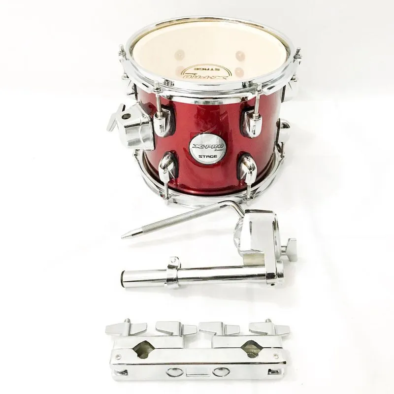 Tom De Bateria 8 X-pro Stage Vermelho + Clamp + Holder