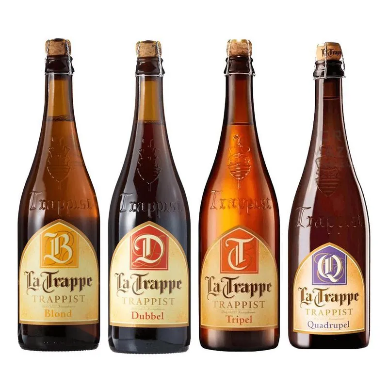 Kit Cerveja La Trappe Holandesa 750ml Com 4 Estilos