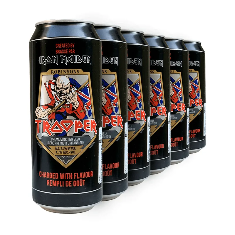 Cerveja Iron Maiden The Trooper Premium Lata 500ml - 6 Un.