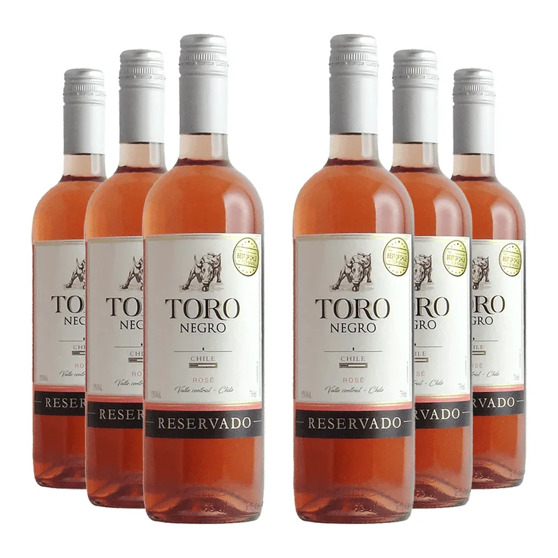 Vinho Toro Negro Reservado Rosé Syrah 750ml - 6 Unidades