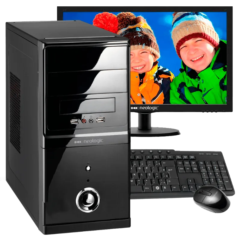 Computador Neologic Intel i7-4790 3.6GHz, 8GB Ram, HD 500GB Win 10 Monitor 21,5 NLI53214