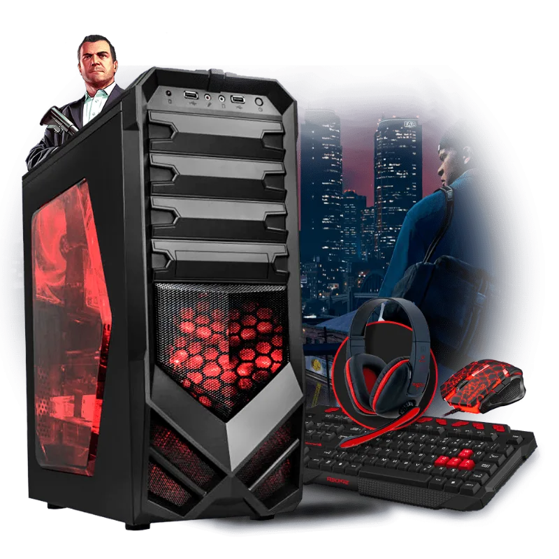 Kit PC Gamer Neologic NLI80128 AMD Quad Core A4 7300 8GB (Radeon HD8470D) 1TB Windows 7