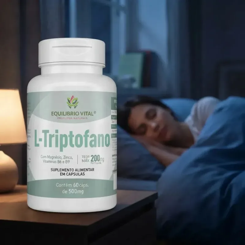 L- Triptofano Equilibrio Vital 60cápsulas 500mg Natural - CORPOSHOPP