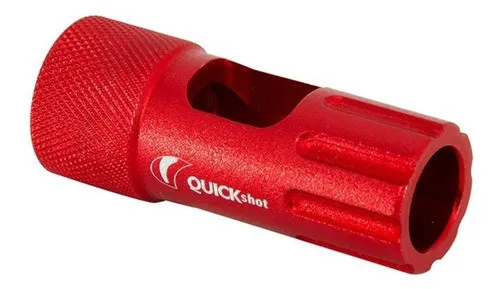 Flash Hider Ponteira Vermelha Airsoft Tactical - Quickshot