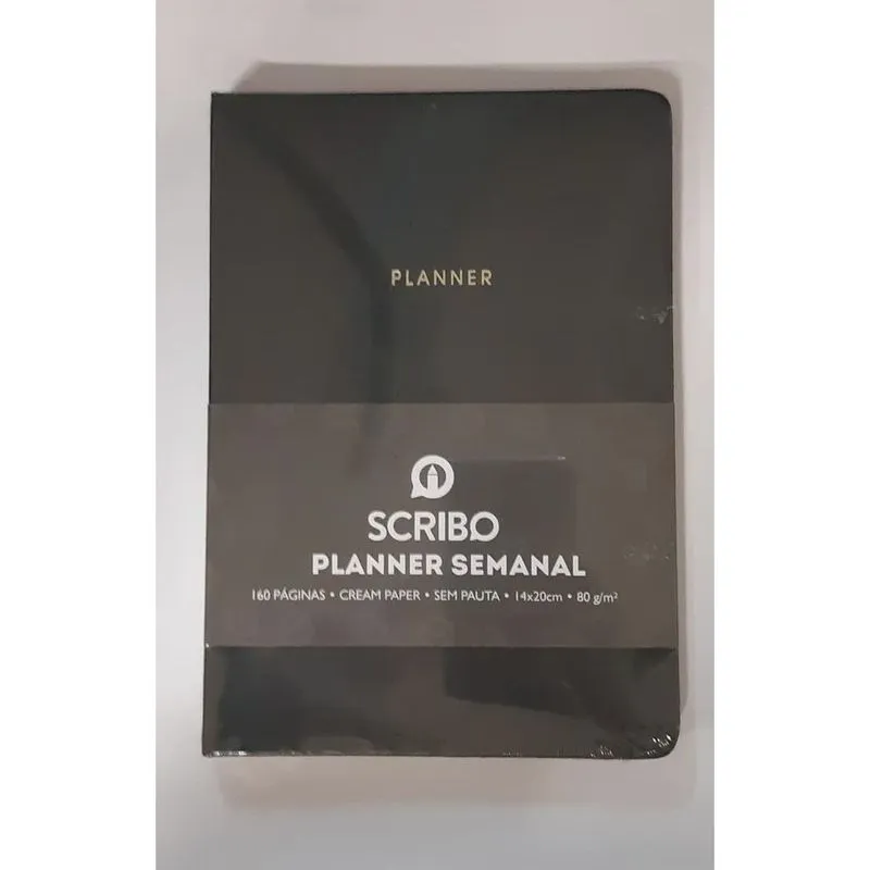 Planner Permanente Scribo Preto 160f Médio