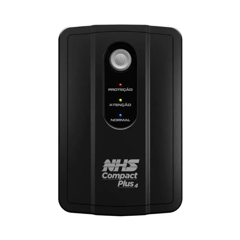 Nobreak Senoidal NHS Compact Plus 4 1400VA, Entrada Bivolt, Saída 120V, 2 baterias de 9Ah