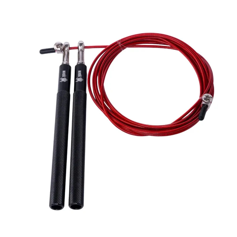 Corda de Pular Odin Fit Speed Rope 2 Rolamentos Alumínio Vermelha