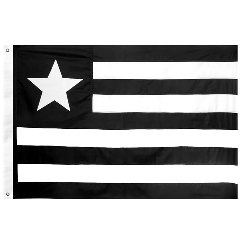 Bandeira Sublimada do Botafogo 128 x 90 cm Dupla Face - 2 Panos
