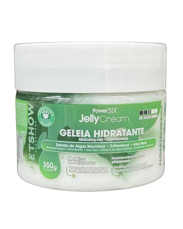 Mascara De Hidratação Jelly Algas Marinhas Pet Show 350g Cão