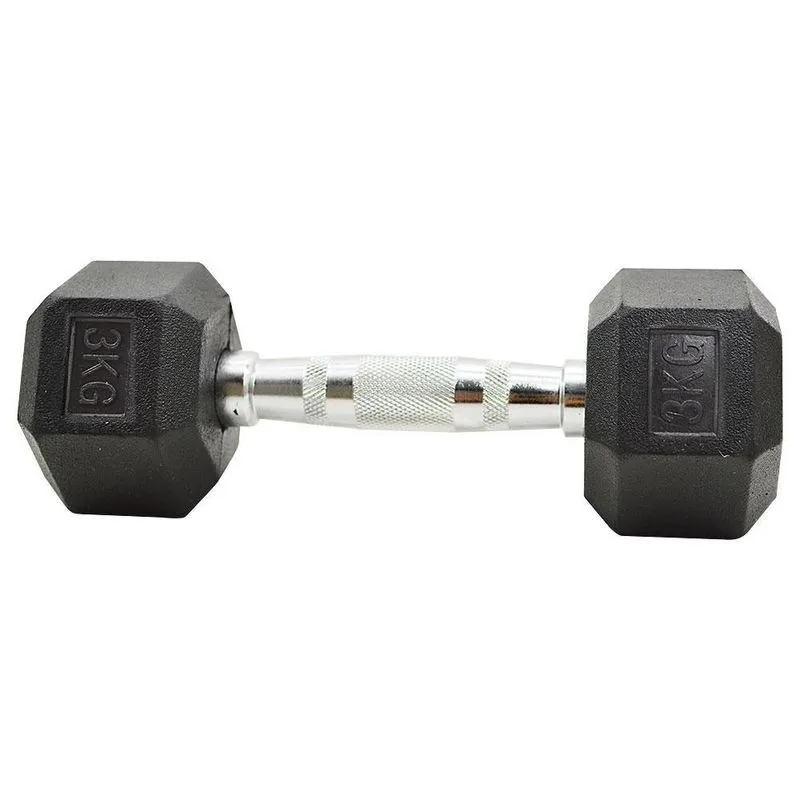 Par de Halteres Sextavado 3kg Ahead Sports AS2102C