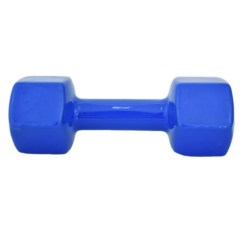 Halter Sextavado em Vinil Ahead Sports 5kg Azul