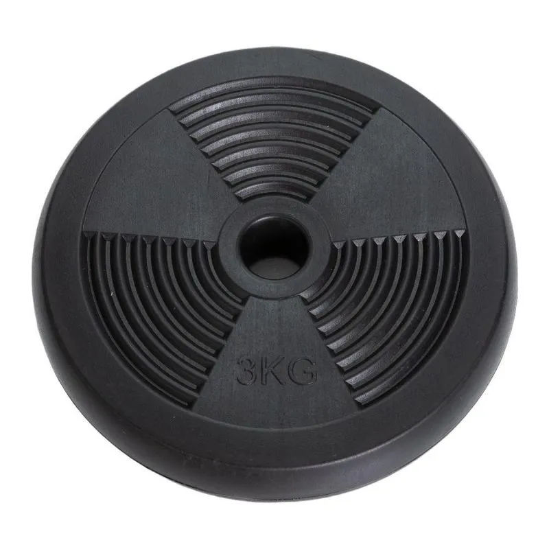 Anilha 3kg Ciment Para Kit Bonafit Preto