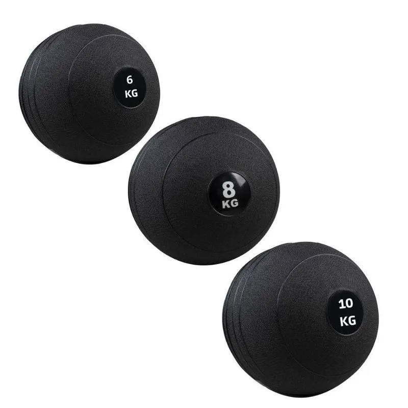 Kit Slam Ball Bonafit 6kg, 08kg E 10kg Preta