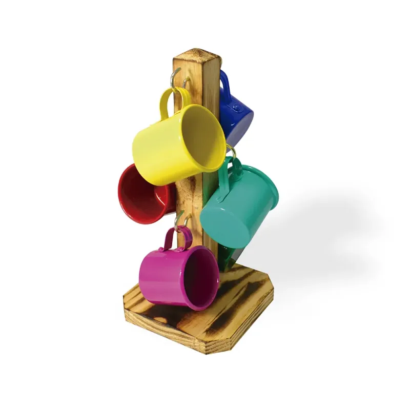 Jogo Canequinhas Colors 100ml e Suporte - 6 unidades