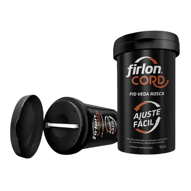 Fio Veda Rosca Firlon Cord Ajuste Fácil 50m