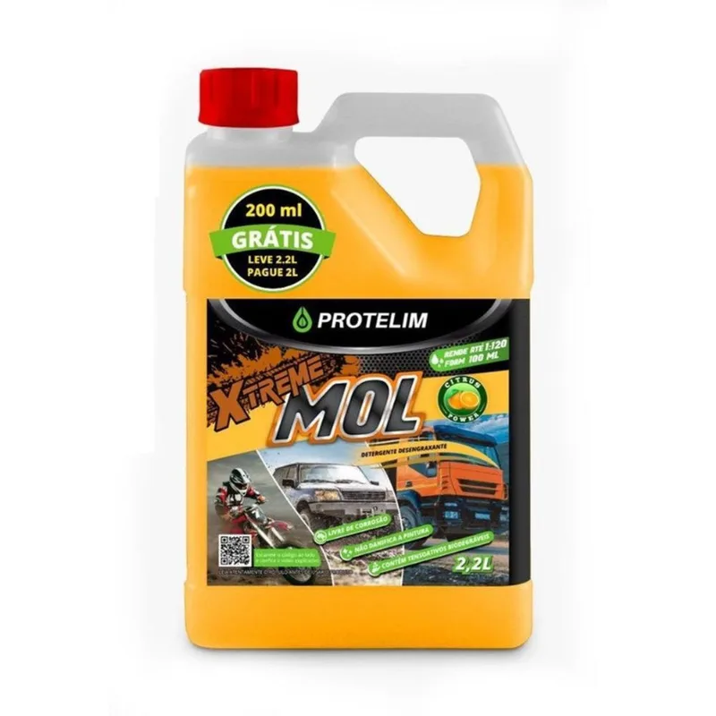 Xtreme Mol Detergente Desengraxante Automotivo Protelim 2,2L