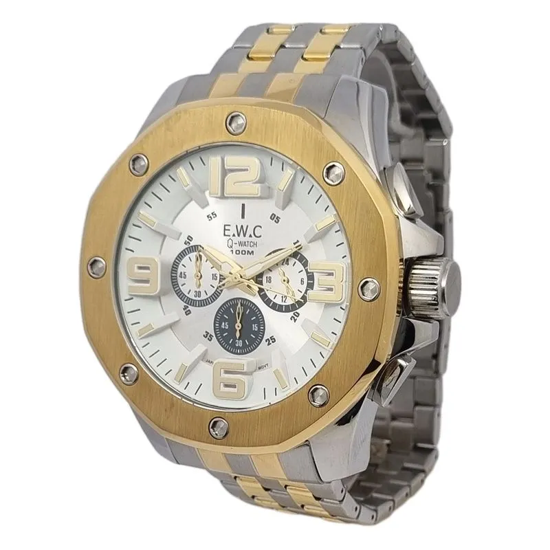 Relógio ewc Masculino Cronógrafo Big Case ewc EMT13203C